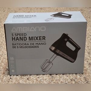 Ambiano 5 Speed Hand Mixer - Black
